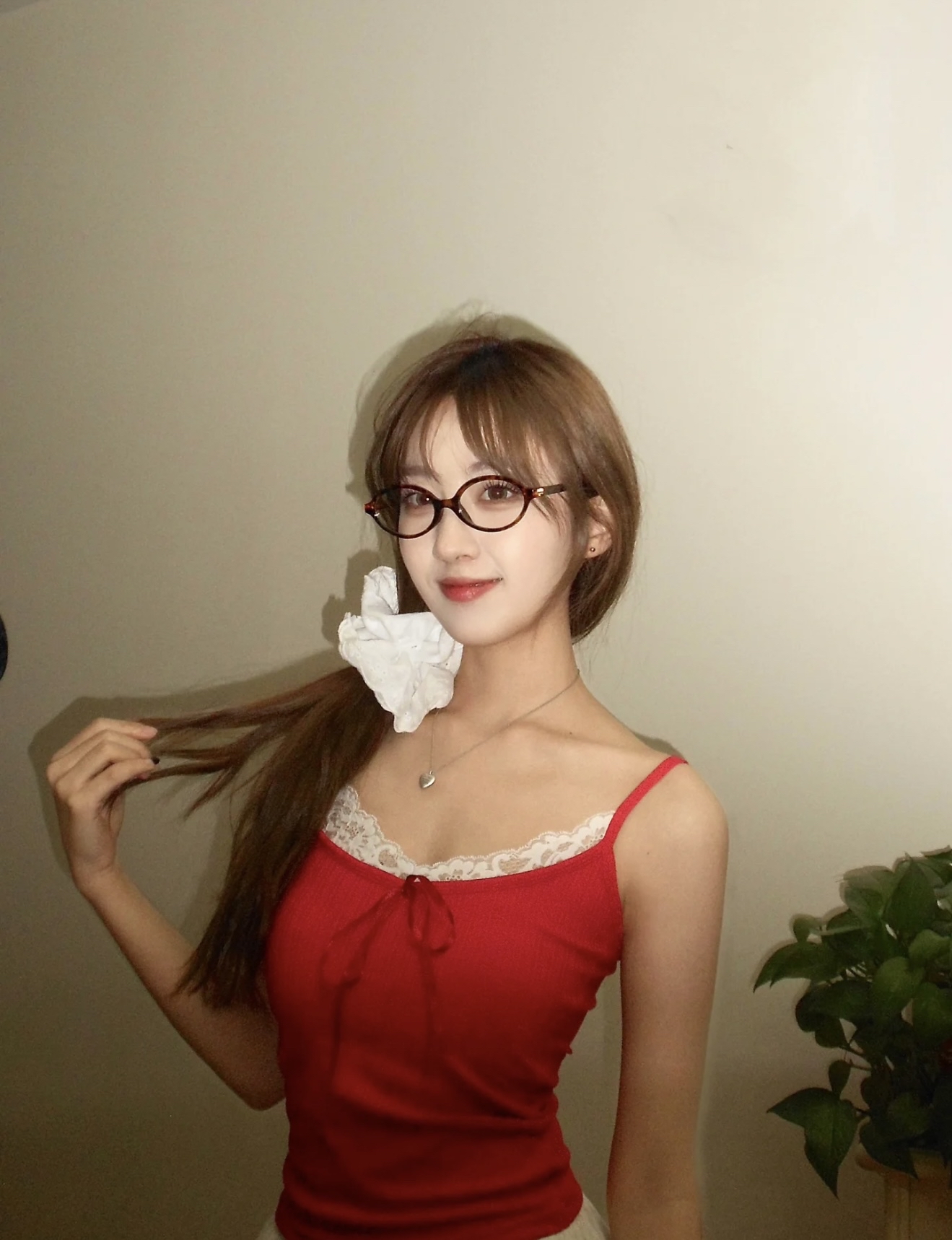 TP426甜美蕾丝吊带