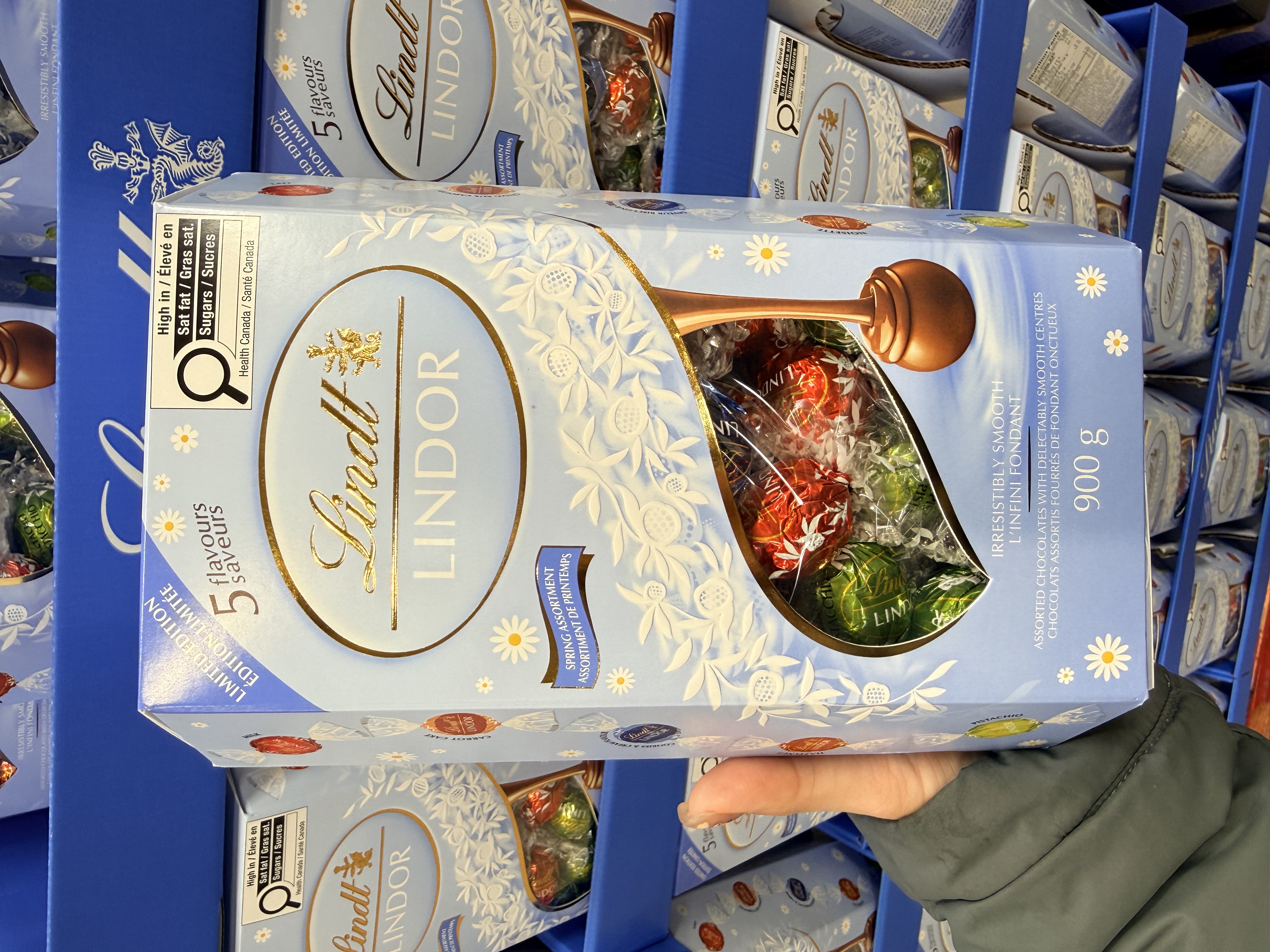 Lindt Lindor 朱古力 春日限定款大盒裝 900g 