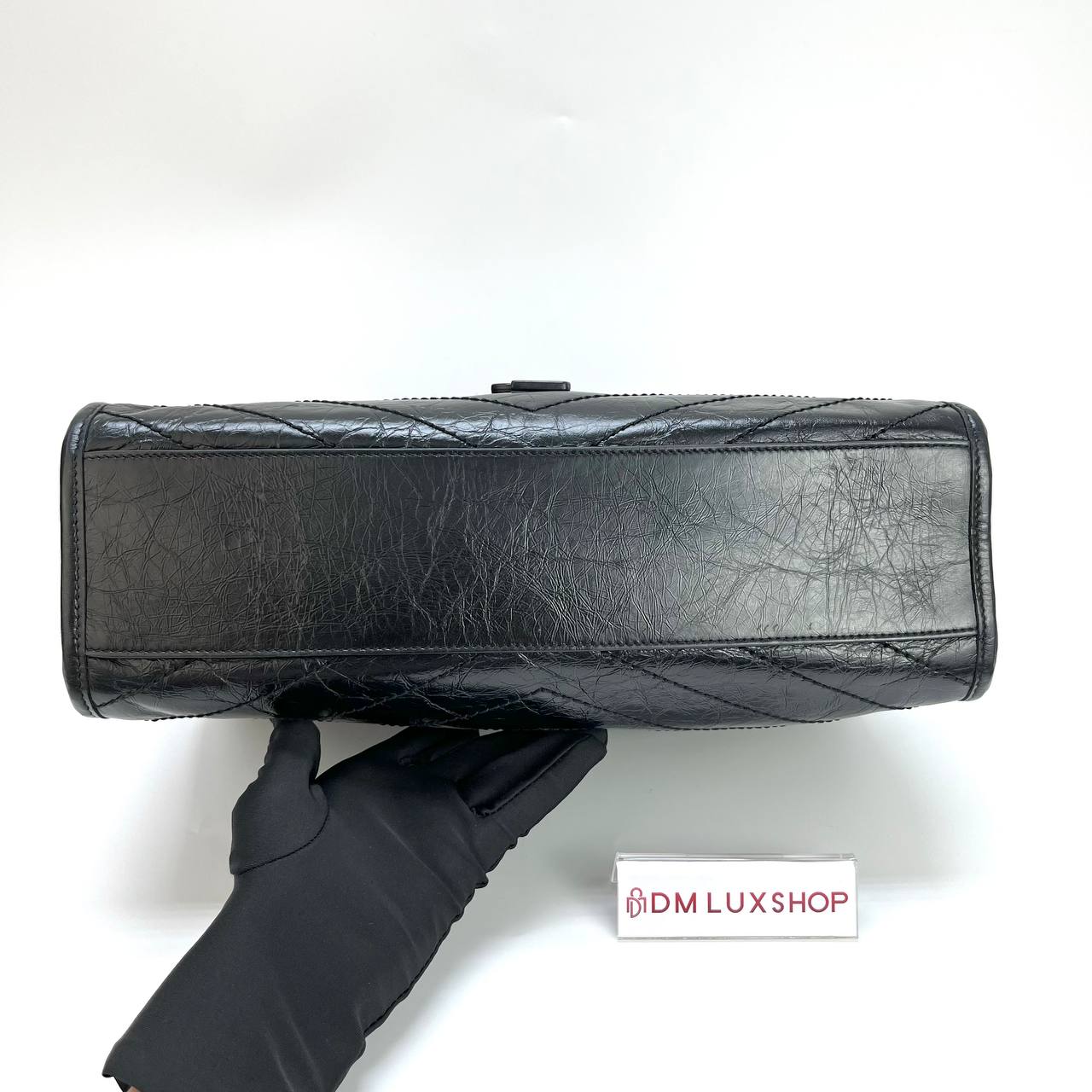 YSL Vintage Niki Shopping Tote Black