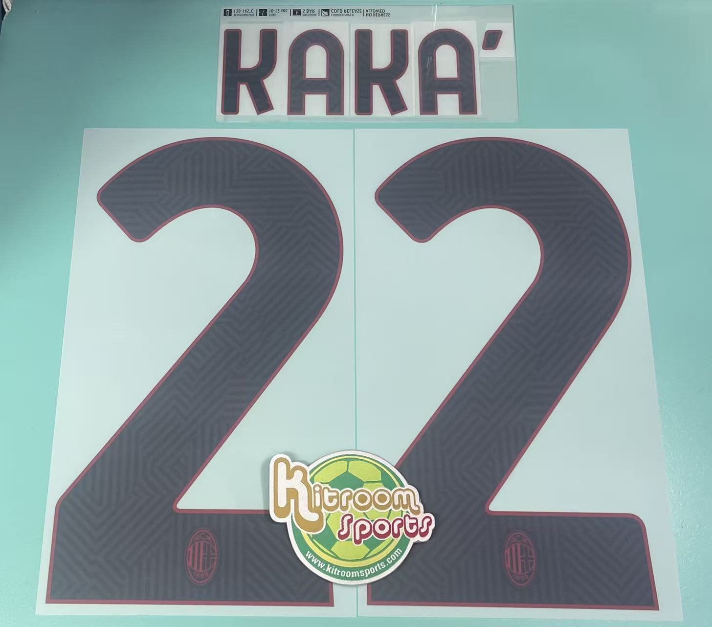 2021-22 AC Milan Away Nameset #22 KAKA