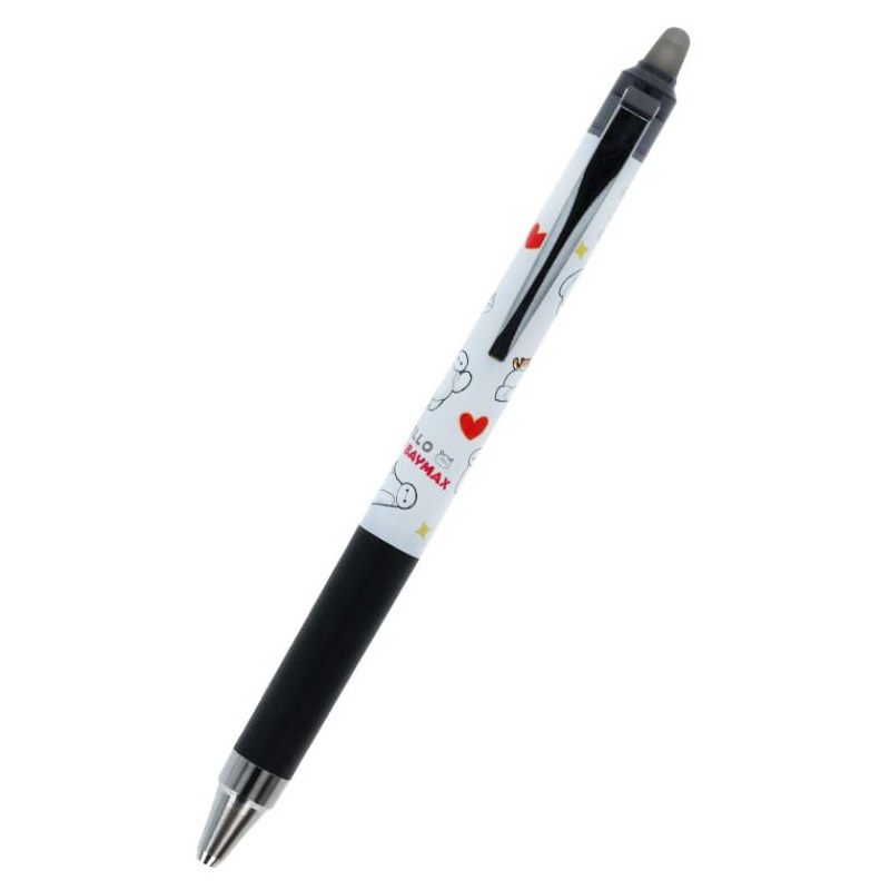 現貨｜Disney Baymax 大英雄聯盟 日本製 Pilot Frixion Point 0.4mm 可擦原子筆 黑色墨 (S4659066)