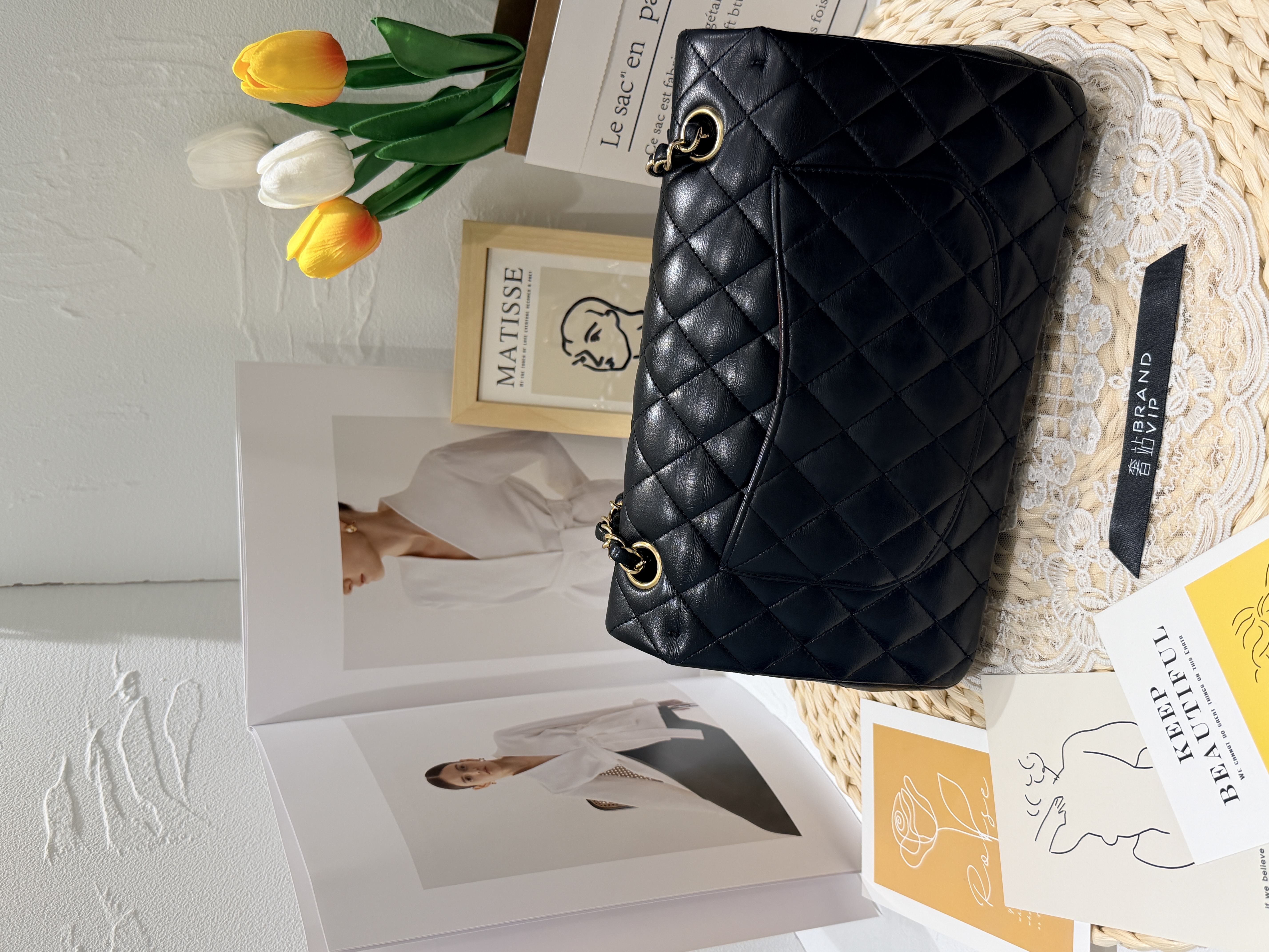Chanel Classic Flap 25 Lambskin Bag
