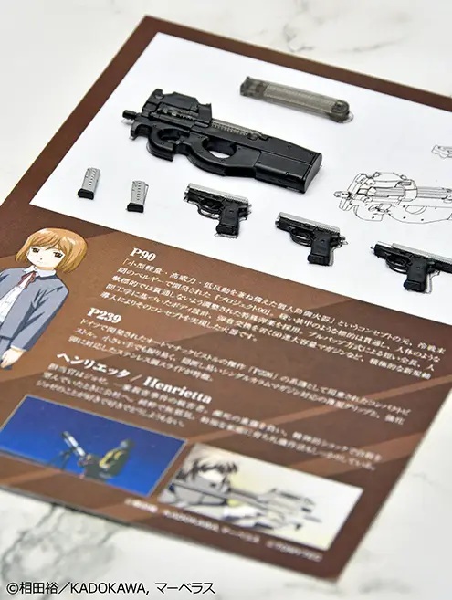 1/12 Little Armory [LA-GG01] GUNSLINGER GIRL Henrietta P90, P239 Type