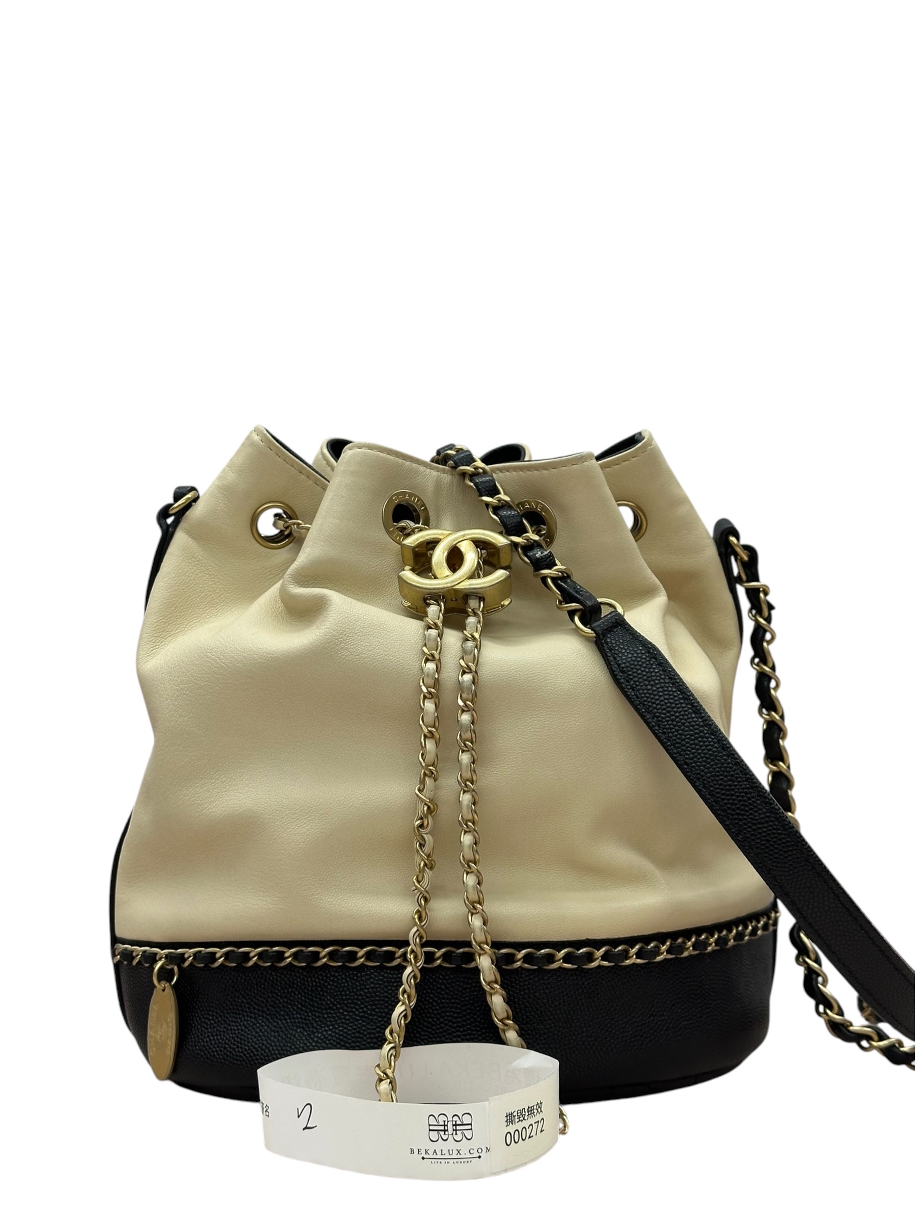 Pre-owned Chanel Drawstring Bucket Bag / Product Code:082108