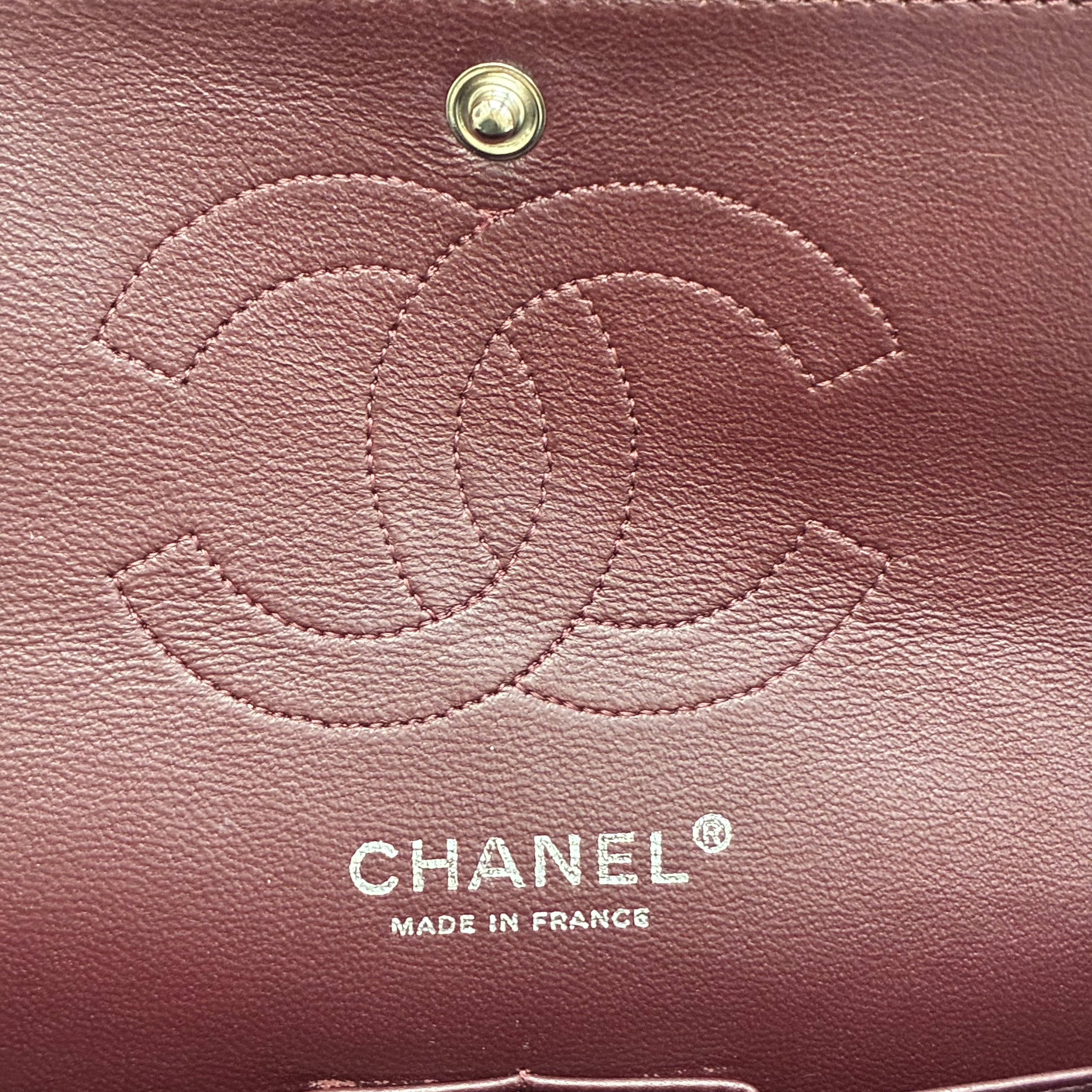 Chanel 香奈兒Classic Flap CF黑銀（做舊）中號