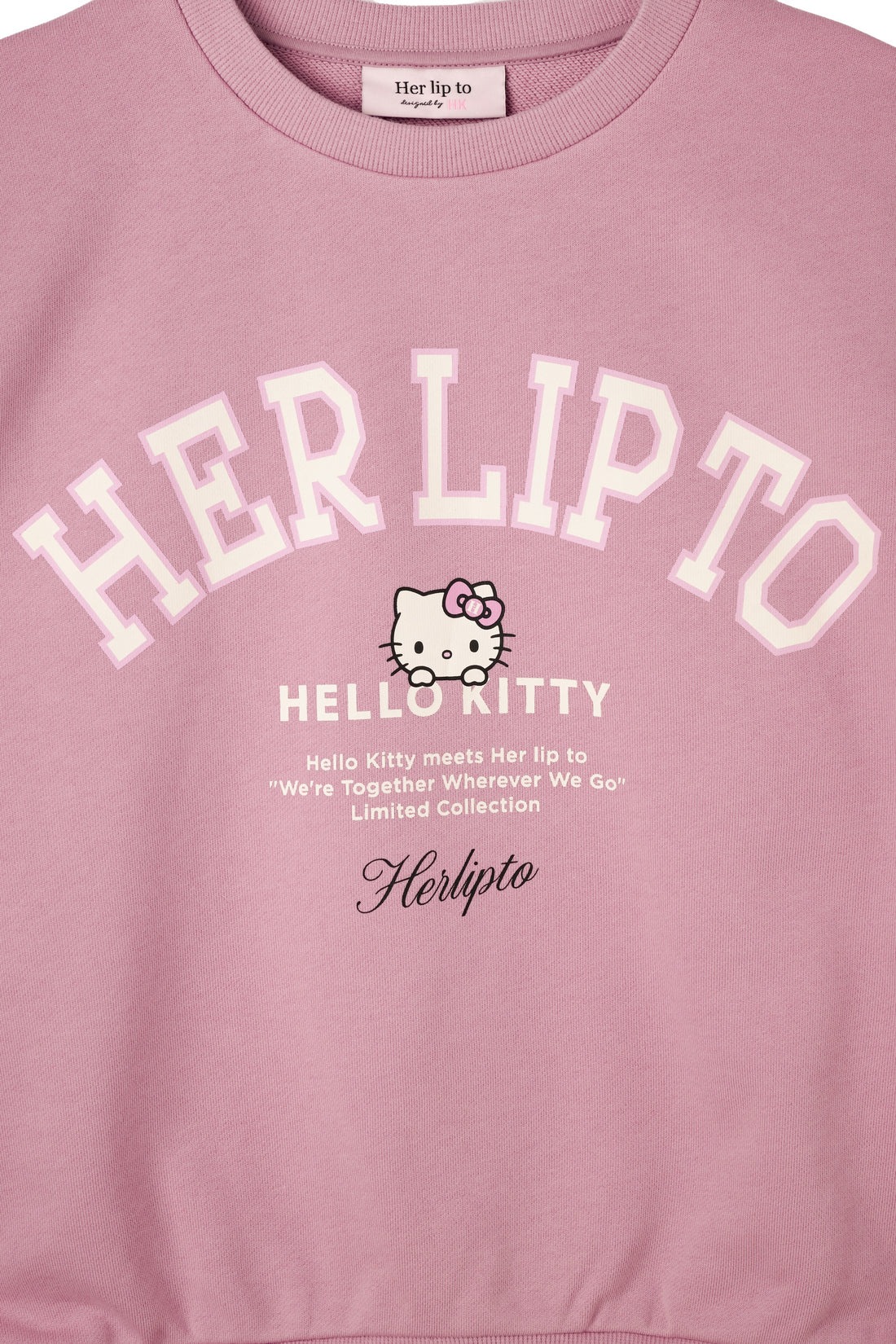 🎀【預訂】Her lip to × Kitty Sweatshirt P