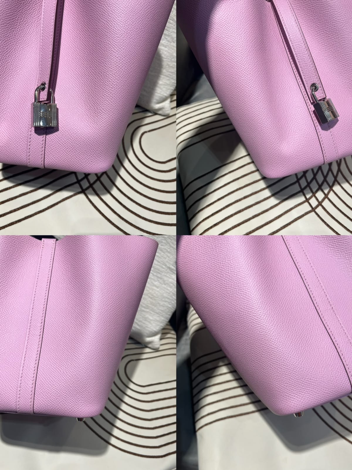 Hermes Picotin 18,錦葵紫STAMP D 特別限量款 Tressage de Cuir 系列Epsom 牛皮， 100%Authentic ,95%new ☑️Key lock ☑️dust bag 