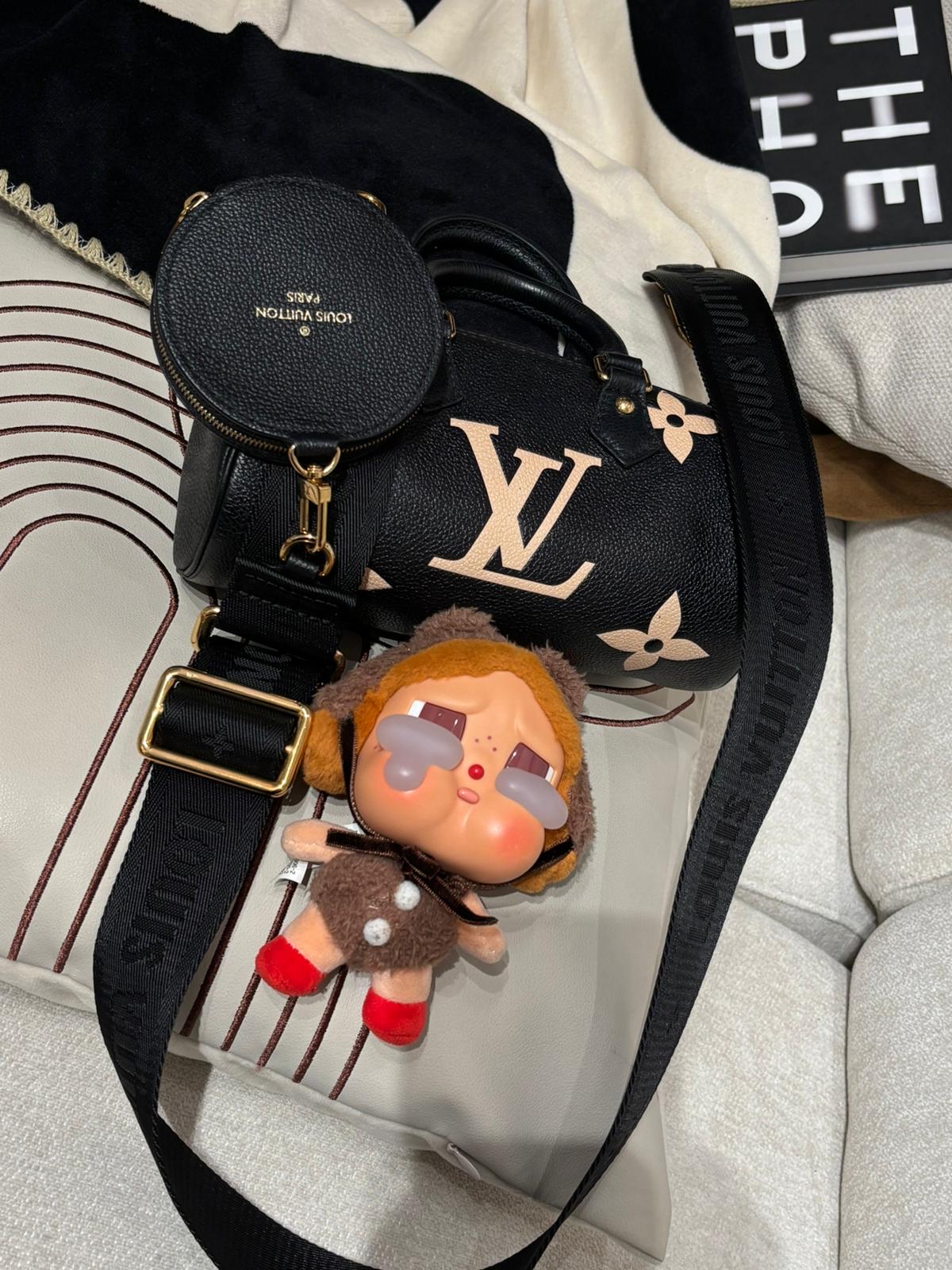 Lv Papillon BB M45980 Empreinte Monogram Calfskin 2way Bag NFC 100%Authentic ,95%new ✅dust bag✅Strap