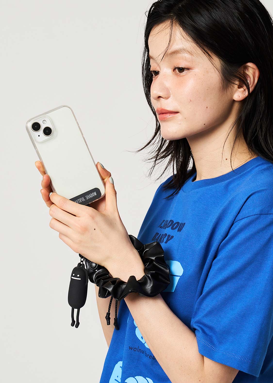 日本預訂📍日本黑豆人立體吊飾電話手帶/斜咩帶