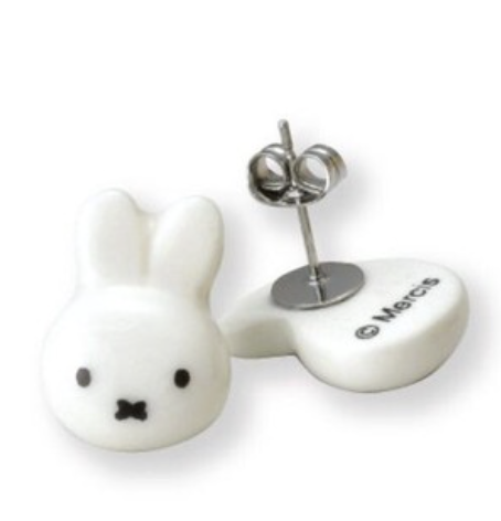 🐰Pre Order  - miffy  "美濃燒" 耳環.  Made in Japan🇯🇵  ( 📦 大約3月底到貨, 若遇到缺貨或其它因素貨期會延遲 ）