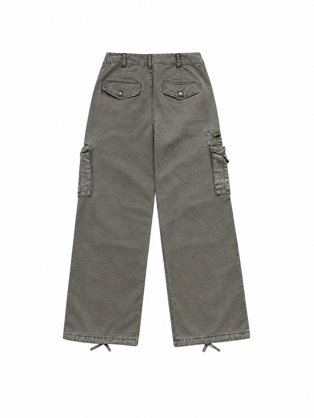 Multi-Pocket Wide-Leg Cargo Pants