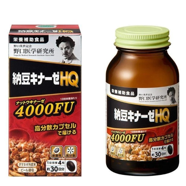 日本野口醫學研究所 納豆激酶 Premium 4000FU 120粒 (30-60日份) 