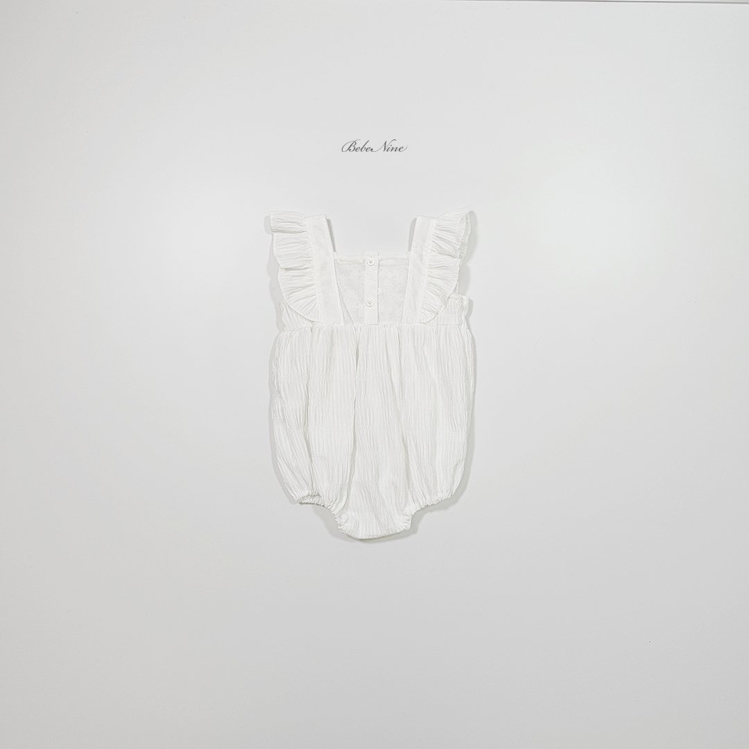 ☀️預訂 韓國直送☀️🇰🇷Bebenine蕾絲荷葉邊背心包屁衣
