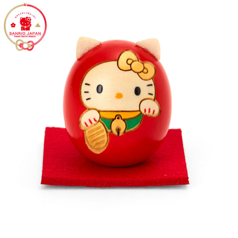 日本製造 限定版卯三郎 全人手木製 達摩擺設