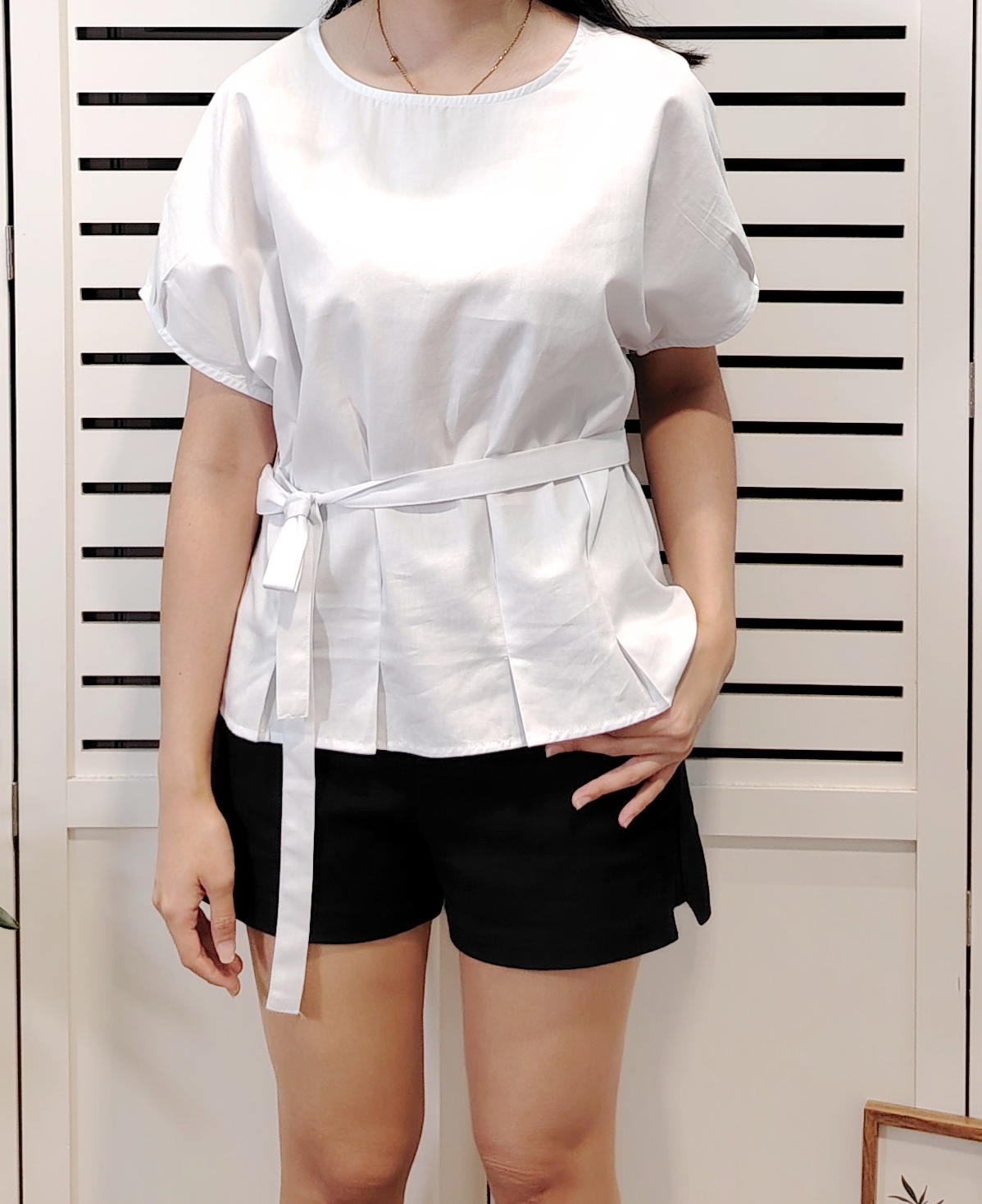 LY610 Stylish Fashion Short Sleeve Blouse