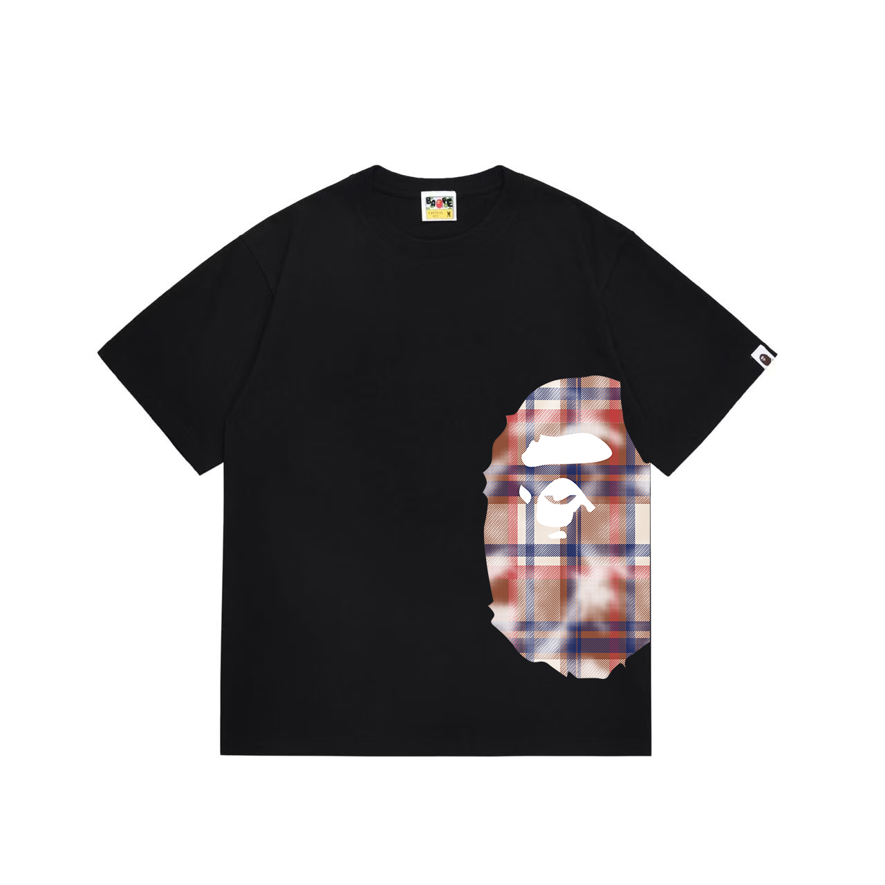 Bape Check Big Ape Head Tee
