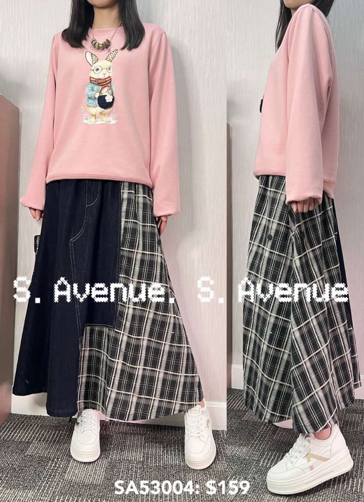 SA53004: 長袖眼鏡兔衞衣