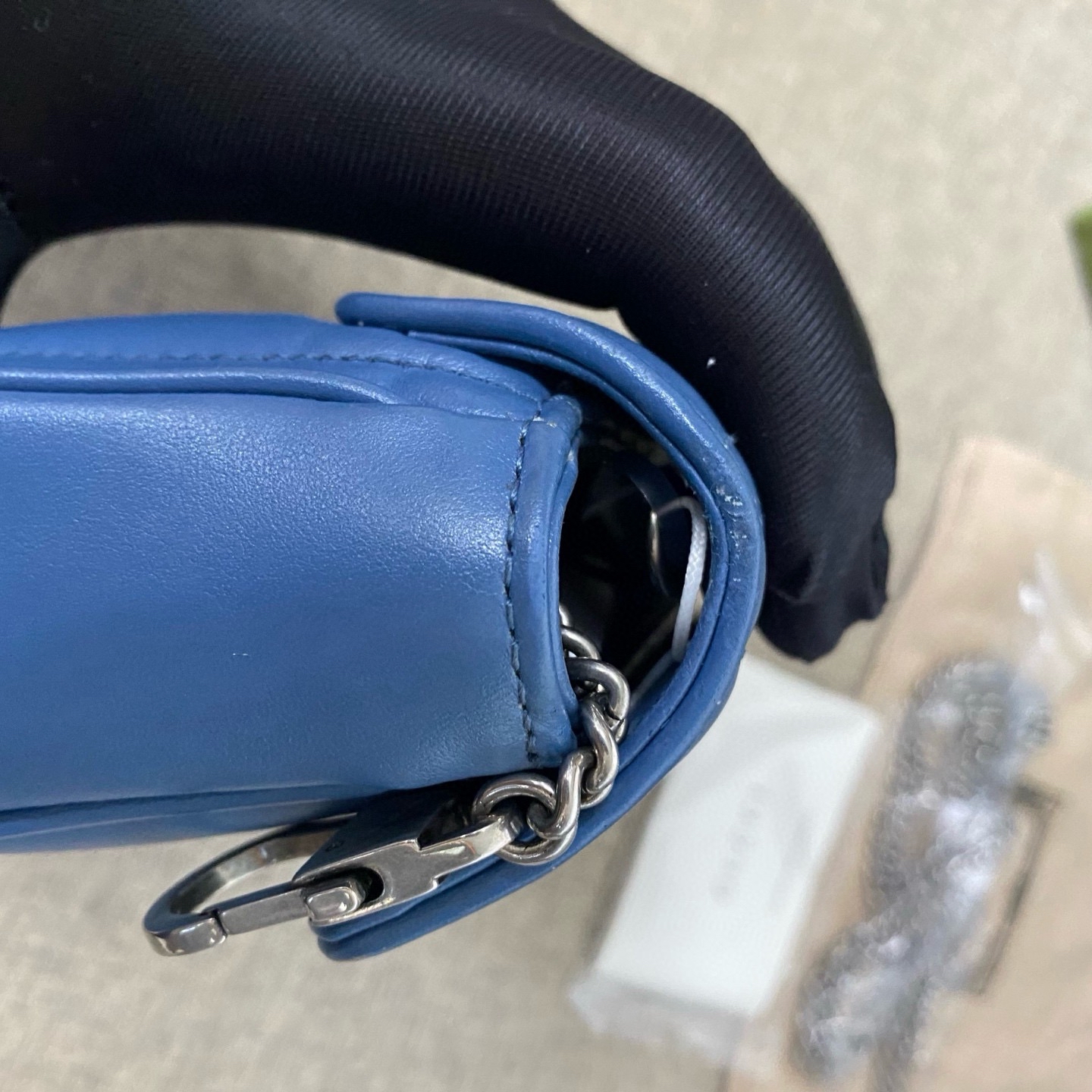 【預訂貨品】Gucci 新款藍色馬蒙mini包 