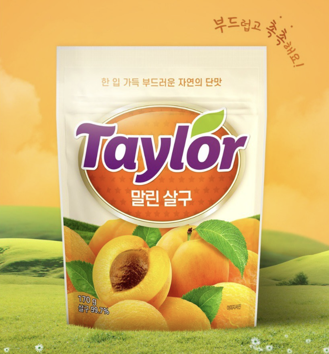 補血養顏｜韓國 Taylor 美國 天然杏脯乾 170g / 袋｜Dried Apricots