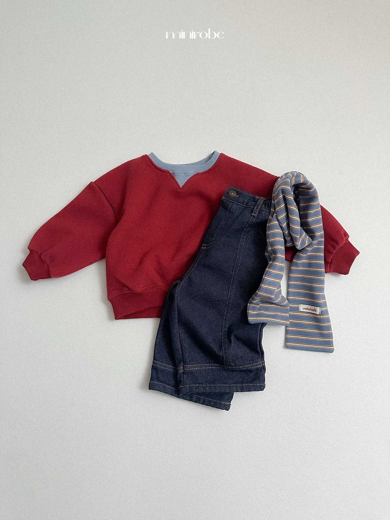 Mnirobe |  Non-fade panel denim pants