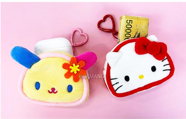 【預訂】韓國直送 Sanrio 飯糰造型收納小包鑰匙扣盲盒套裝