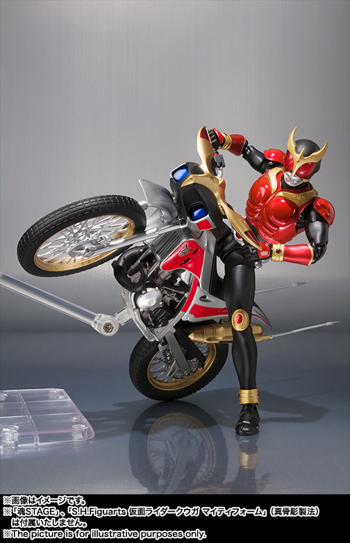 (行版) Bandai S.H.Figuarts 幪面超人古迦 電單車 三角追跡者 2000 SHF Kamen Rider Kuuga Try Chaser 2000 (2015)