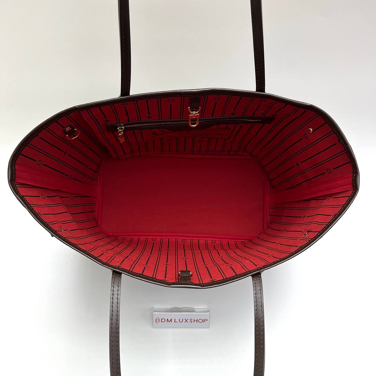 LV Damier Ebene Neverfull MM