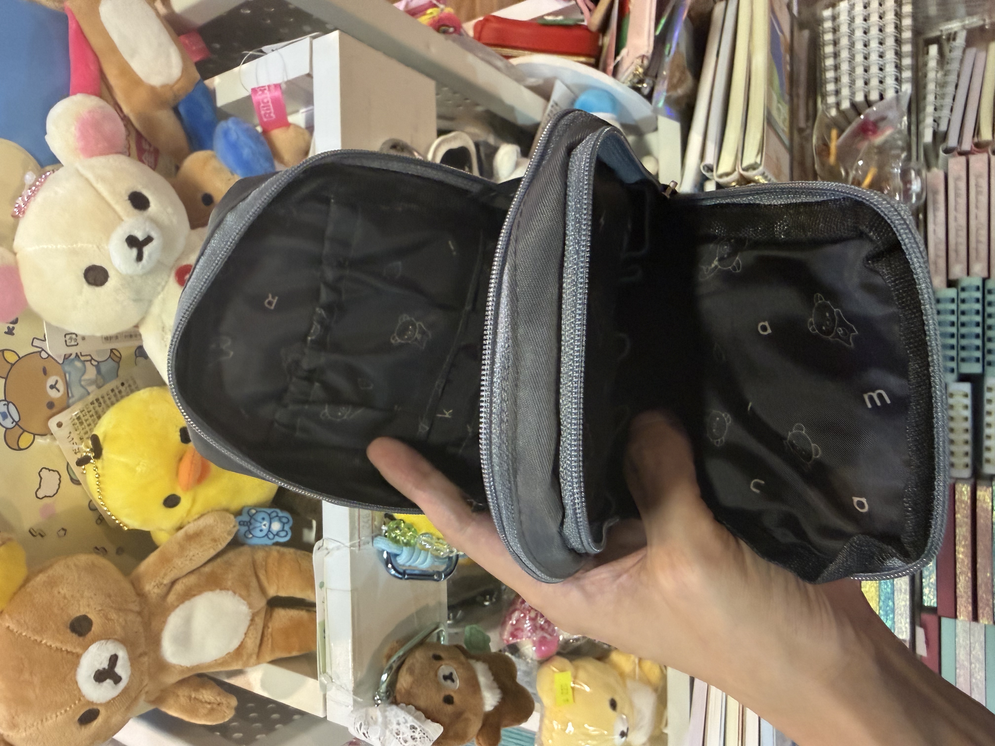 《現貨》全新Rilakkuma 黑白系列多用途袋