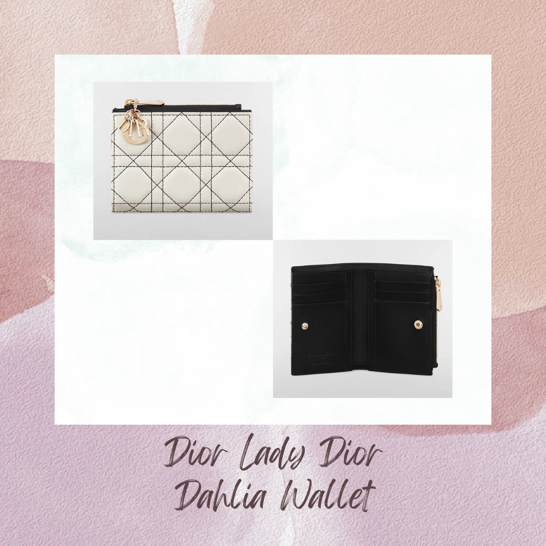 日本限定 Dior Lady Dior Dahlia Wallet Cannage Lambskin (S6037ONJZ_M041)