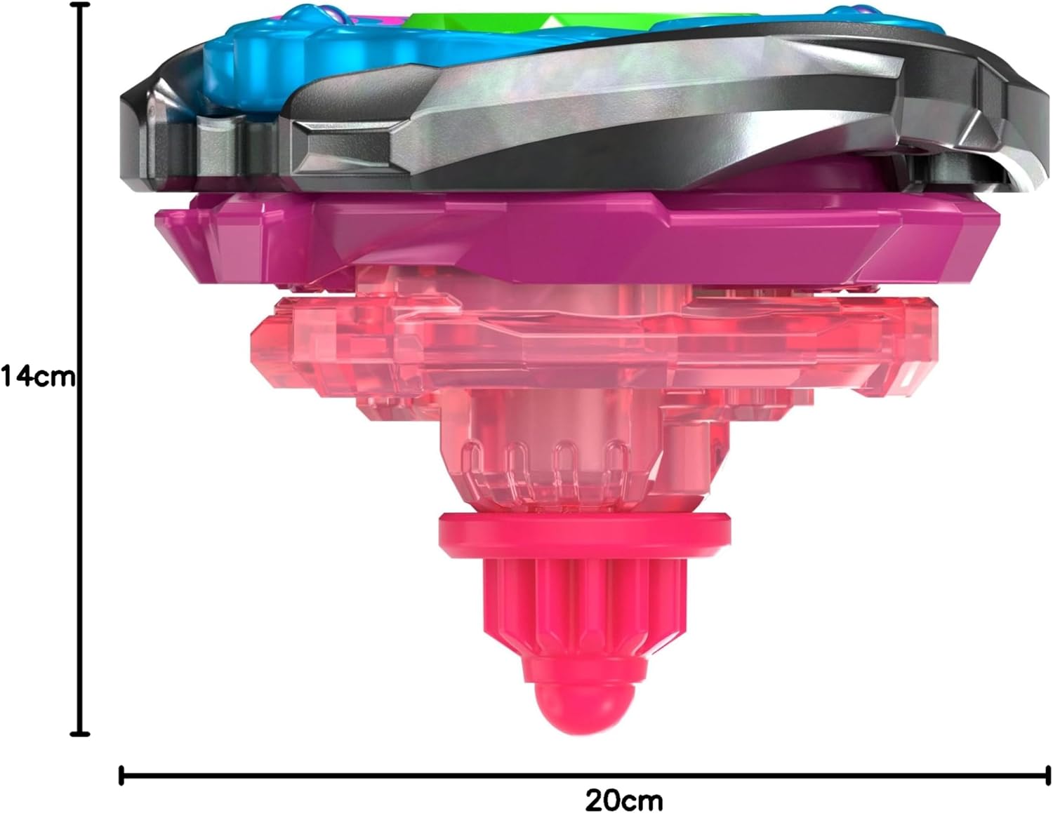 【卸力神物/極限持久】爆旋陀螺X 海怪 Beyblade X Wriggle Kraken S 3-85O CX Starter Pack Top and Launcher - 3-85O球形軸心、防禦反擊