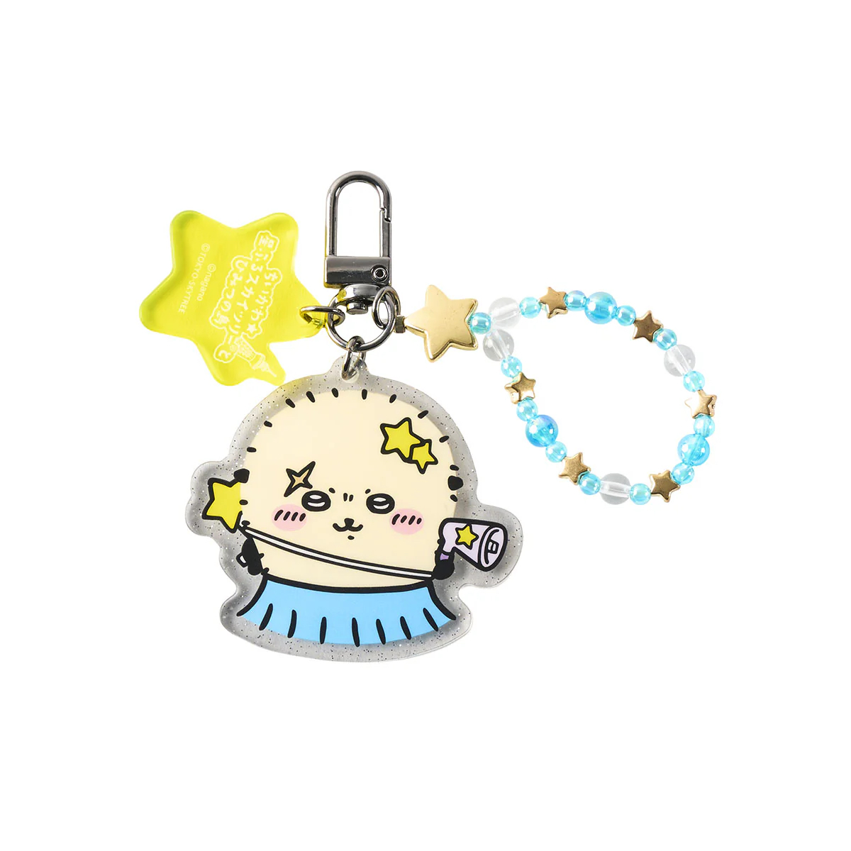 🎀【預訂】 Chiikawa 人魚島的秘密 x 星空晴空塔串串鑰匙扣 - Rakko