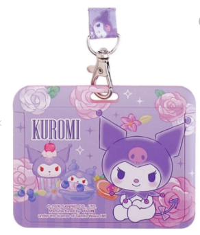 KUROMI 証件套連頸繩 (橫向)