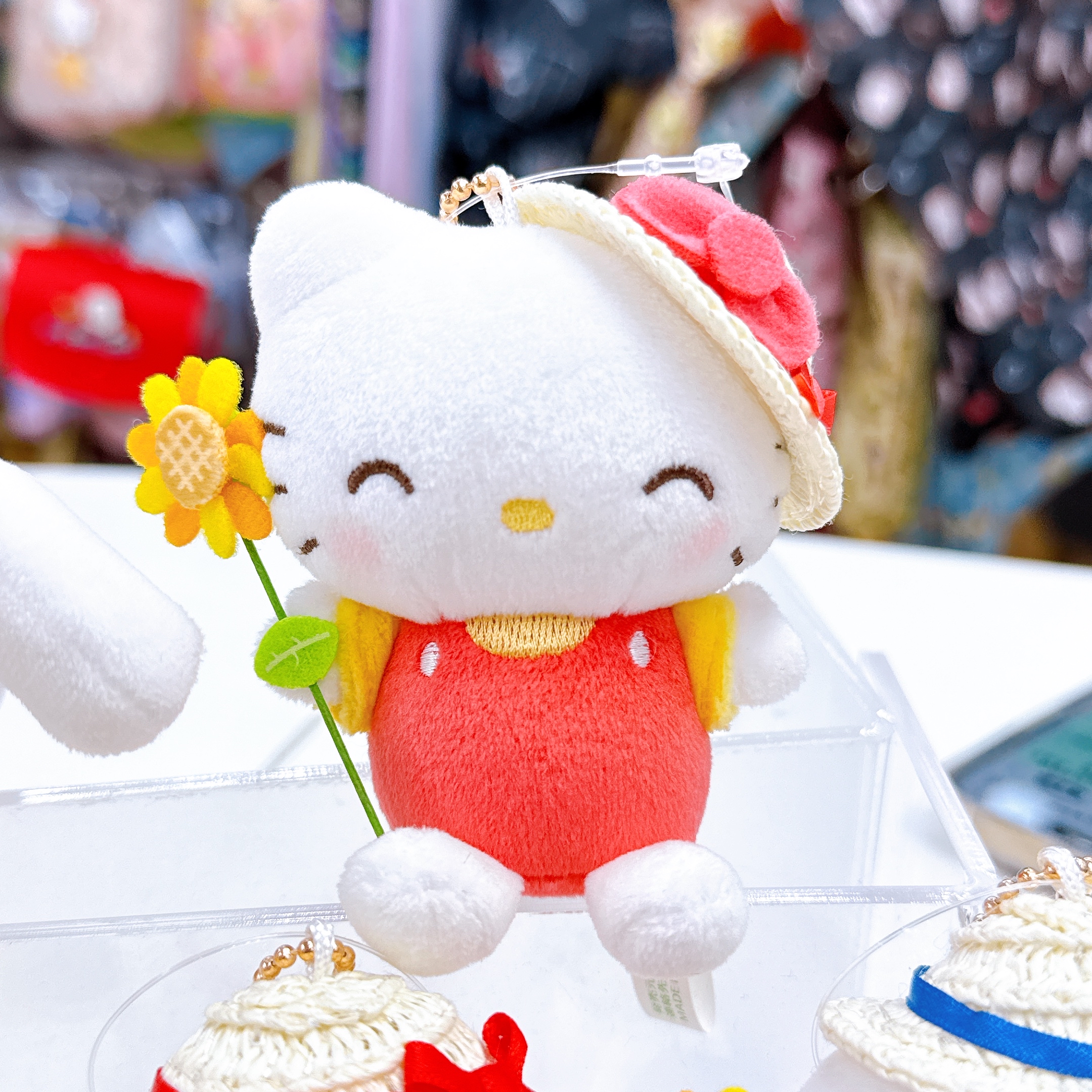 日本直送日本限定Sanrio太陽花草帽系列公仔掛飾