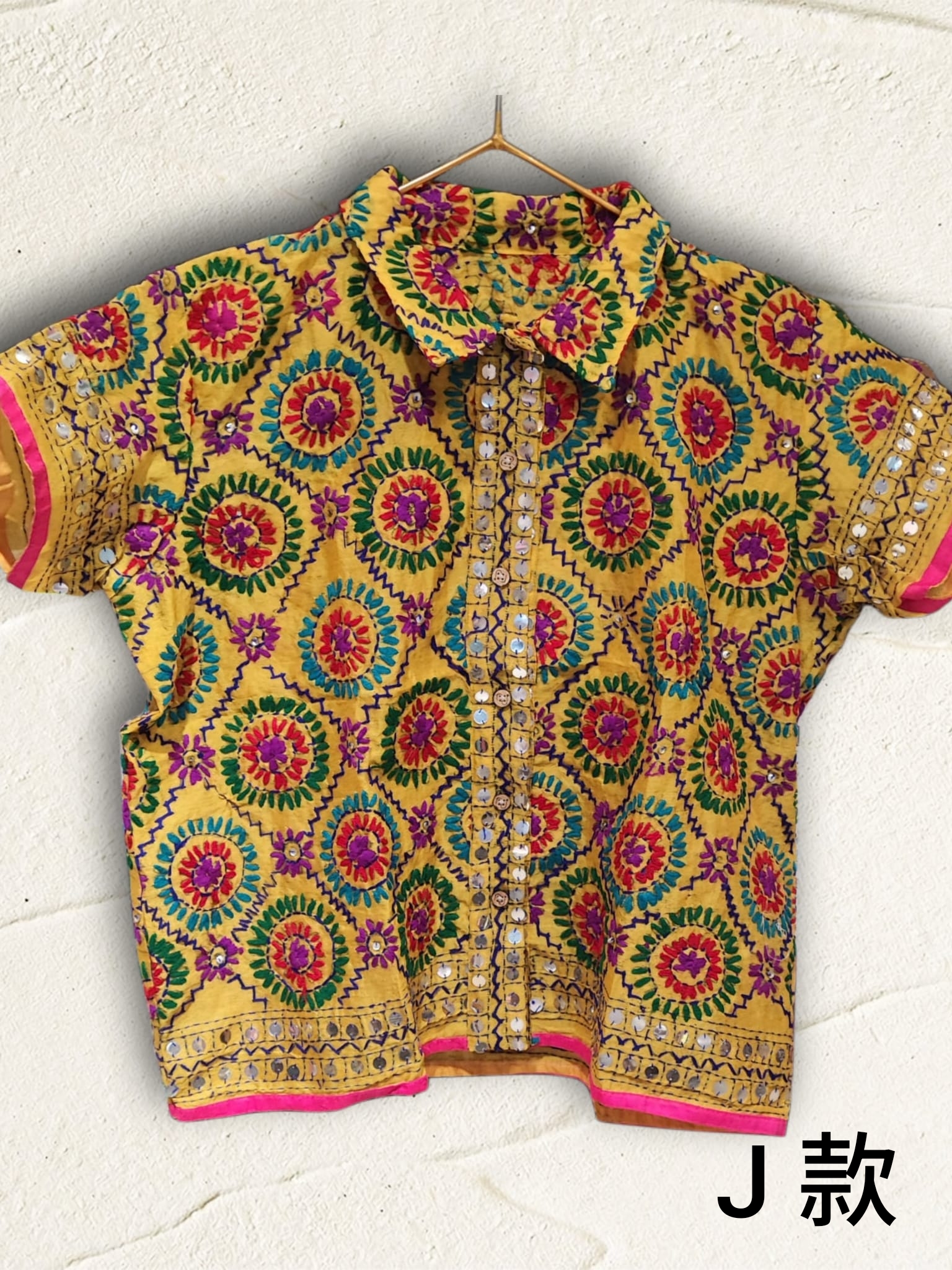印度手作刺繡上衣