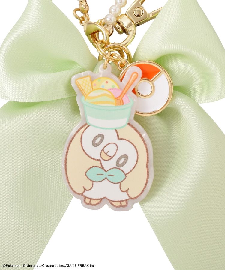 🎀【預訂】 PokePeace x Maison de FLEUR 絲帶掛飾 - Mokuroh