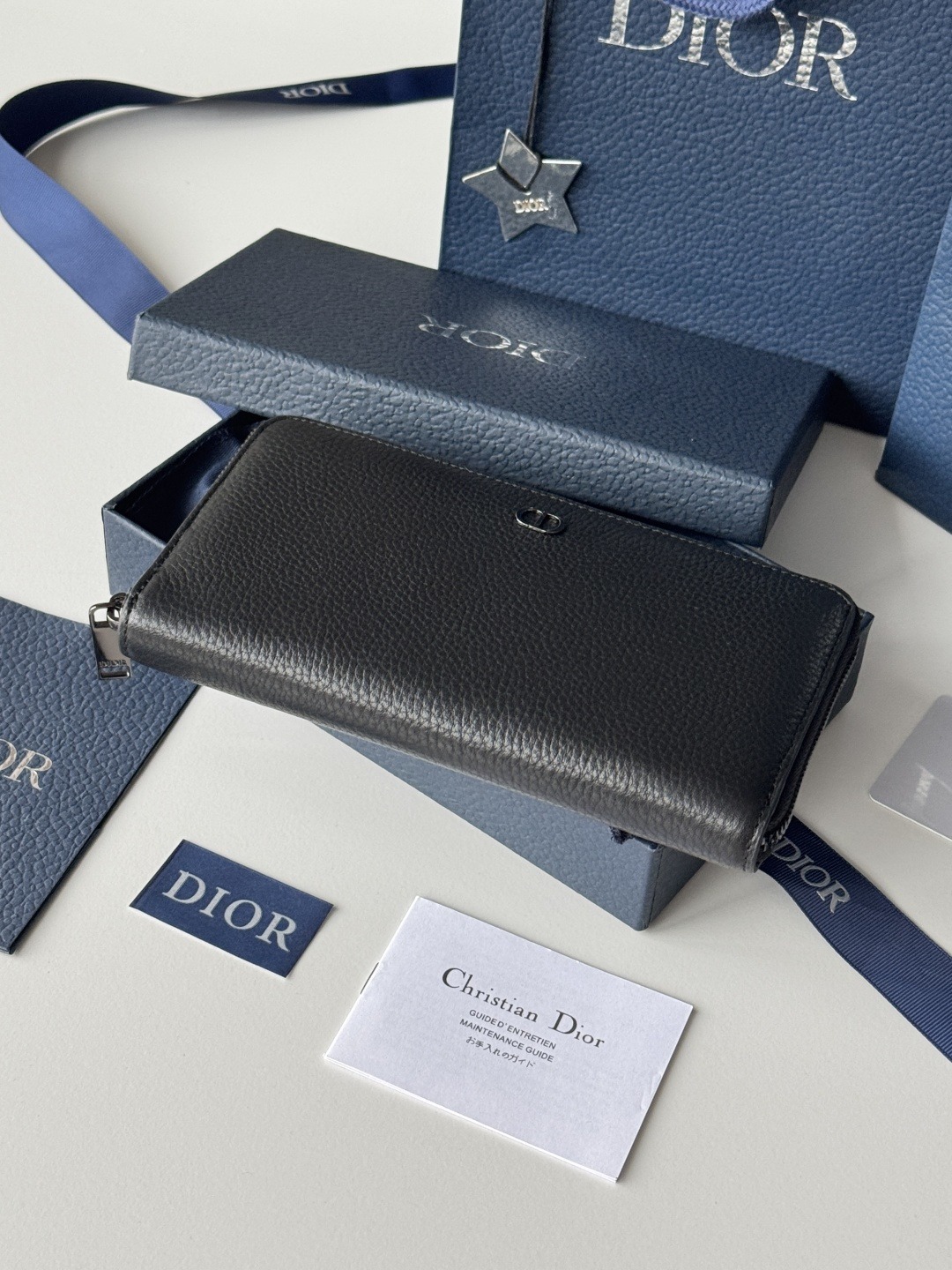 【原單】DIOR CD Icon Long Zipped Wallet 長型拉鏈銀包