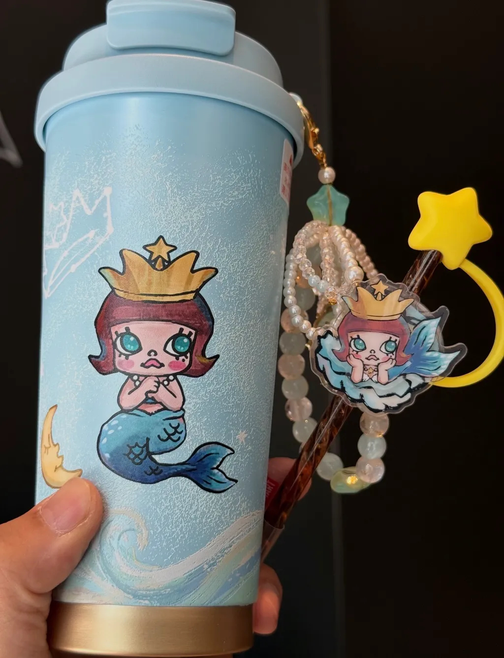 Starbucks中國限定 X Popmart   Molly海洋不锈钢杯 510ml