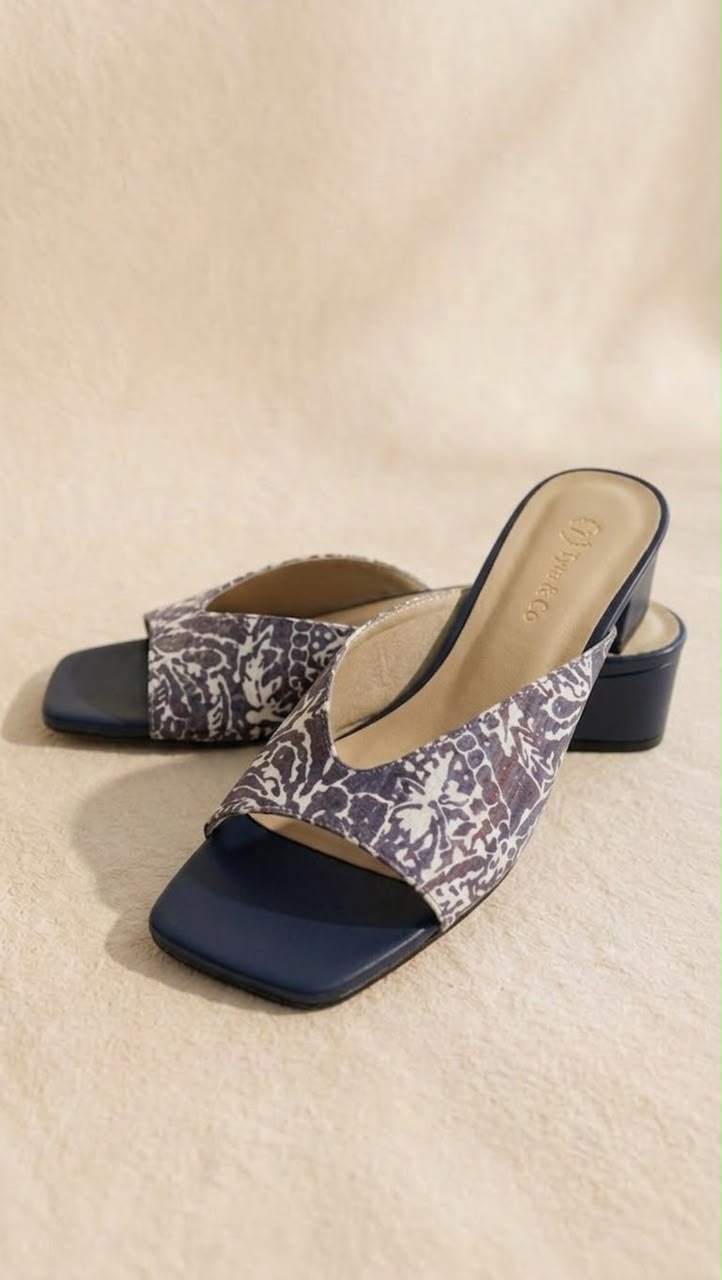 5824 - Seroja Slip-On Batik Heels