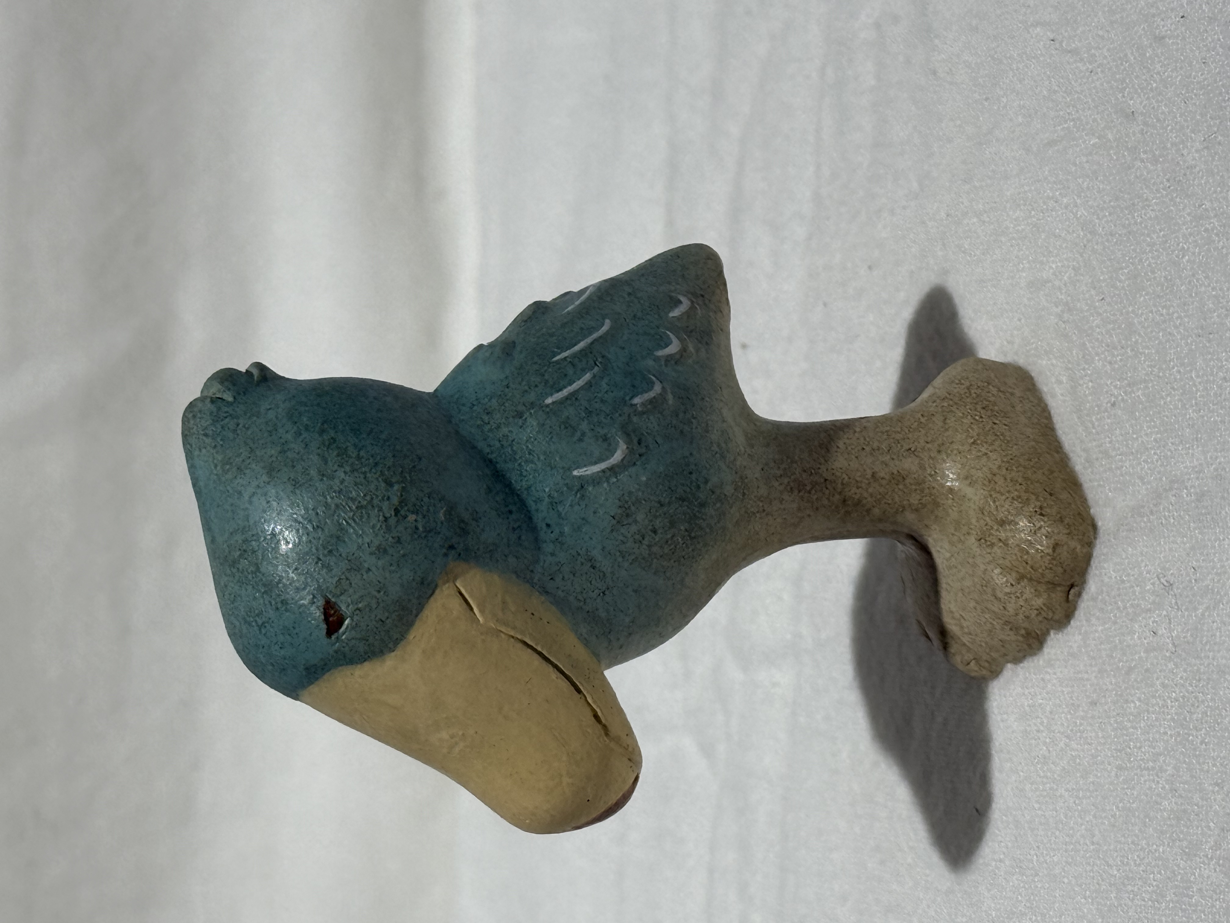 木頭擺件 大嘴鳥 日本作家器 鲸头鹳