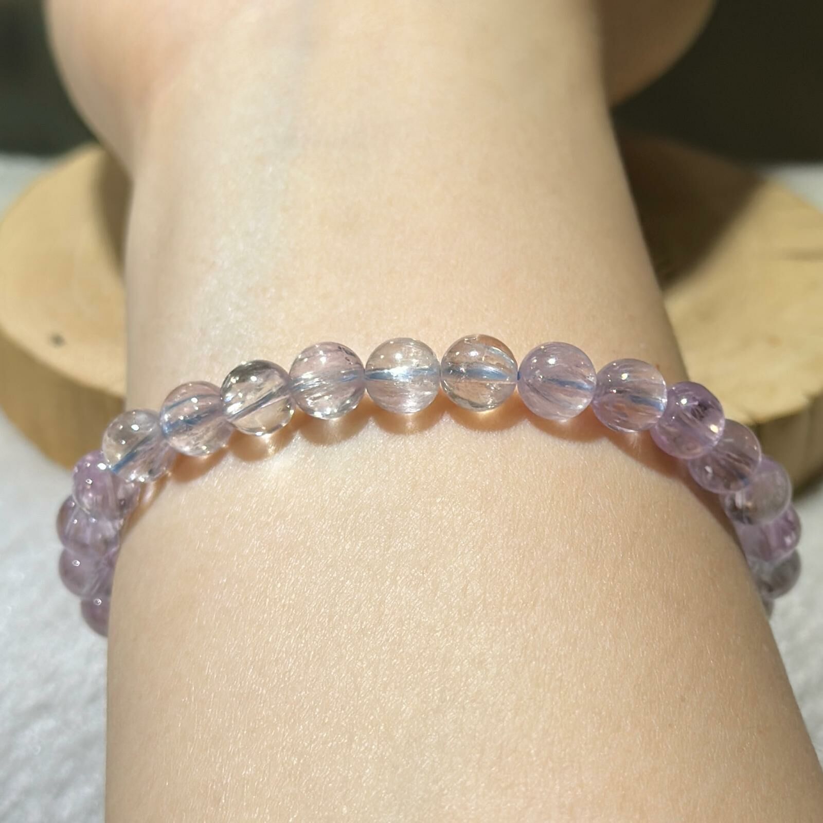 拉絲✨紫鋰輝手串 6.5 mm +/-