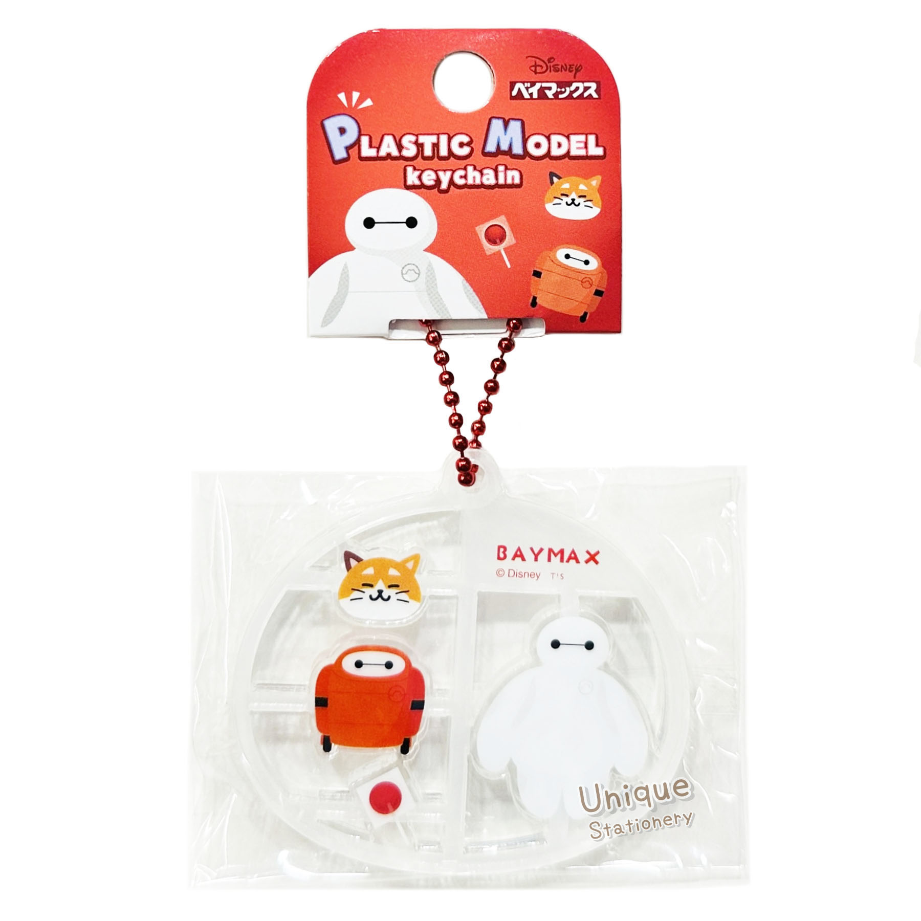 現貨｜Disney Baymax 大英雄聯盟 日版 模型造型 亞加力 鎖匙扣 (DN-5549319BM)