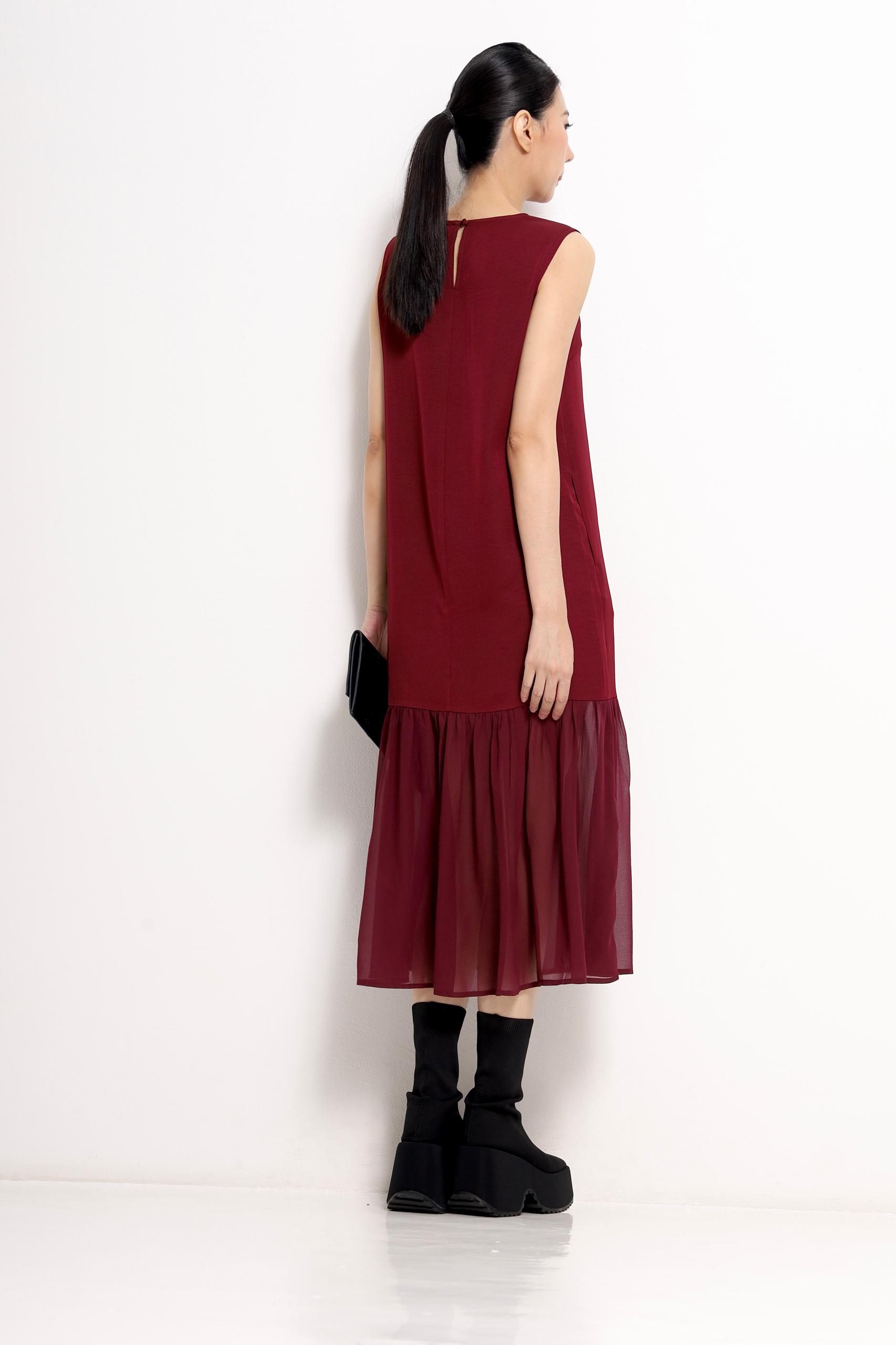 CD2158 SOLID LOOSE MAXI DRESS