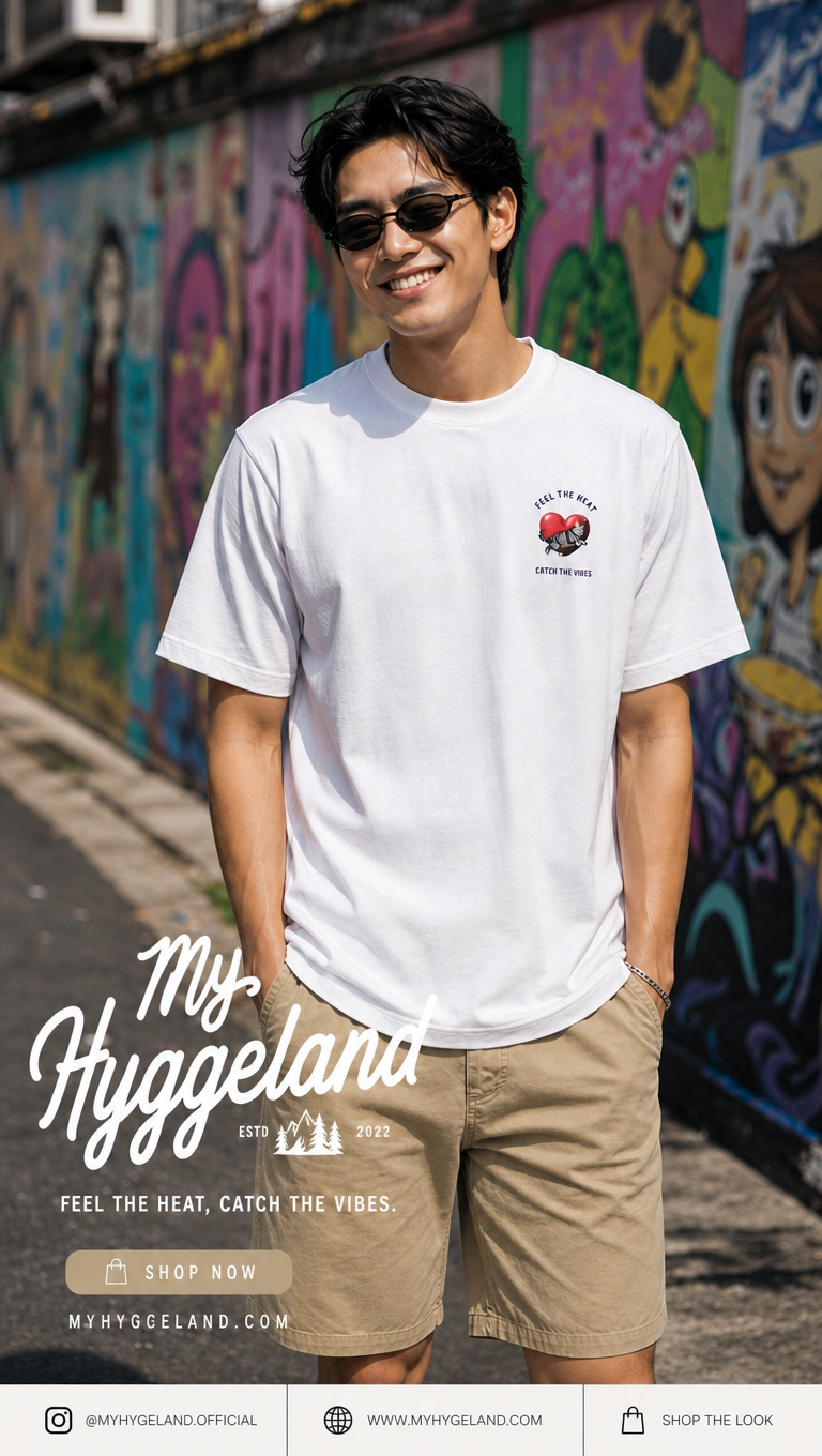 My Hyggeland 短袖T恤- SimpleJoy簡悅 (男女同款)