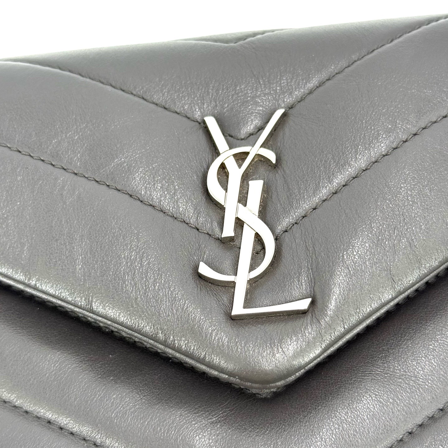 【預訂貨品】YSL 灰色豆腐包