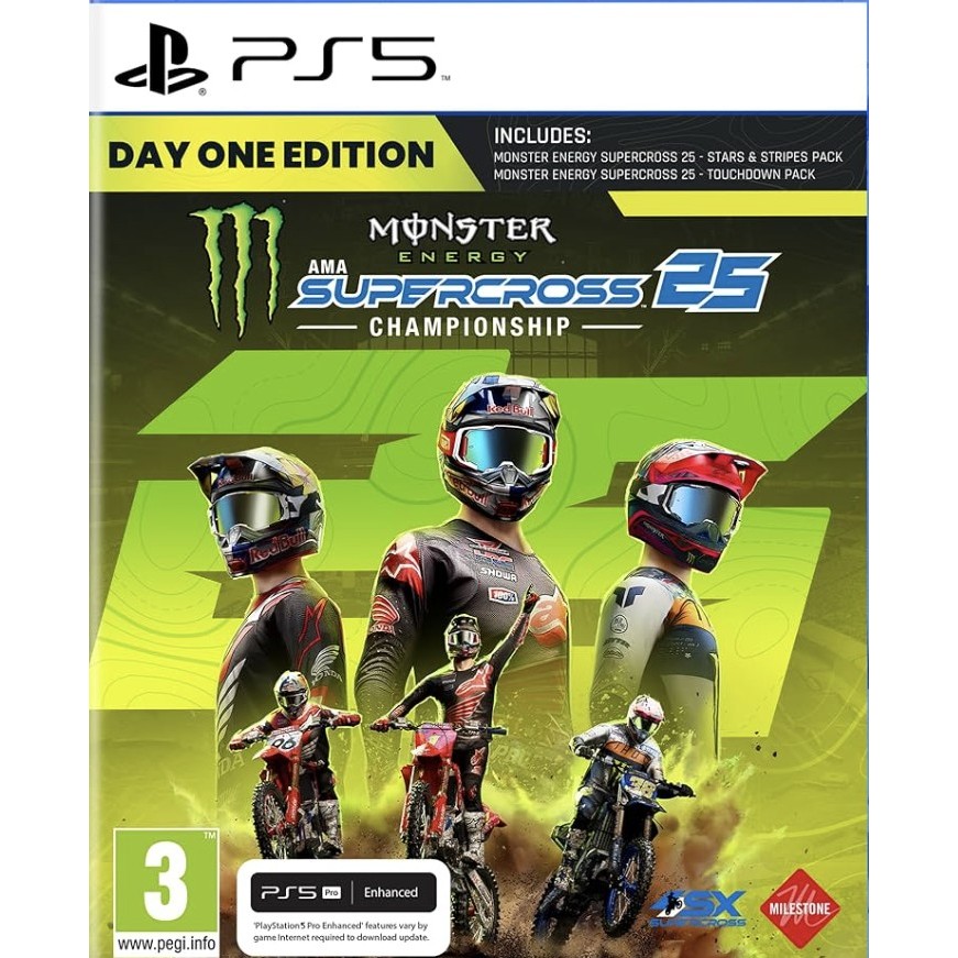 (🔥NEW RELEASE🔥) Monster Energy Supercross 25 The Official Video Game Full Game (PS5) Digital Download
