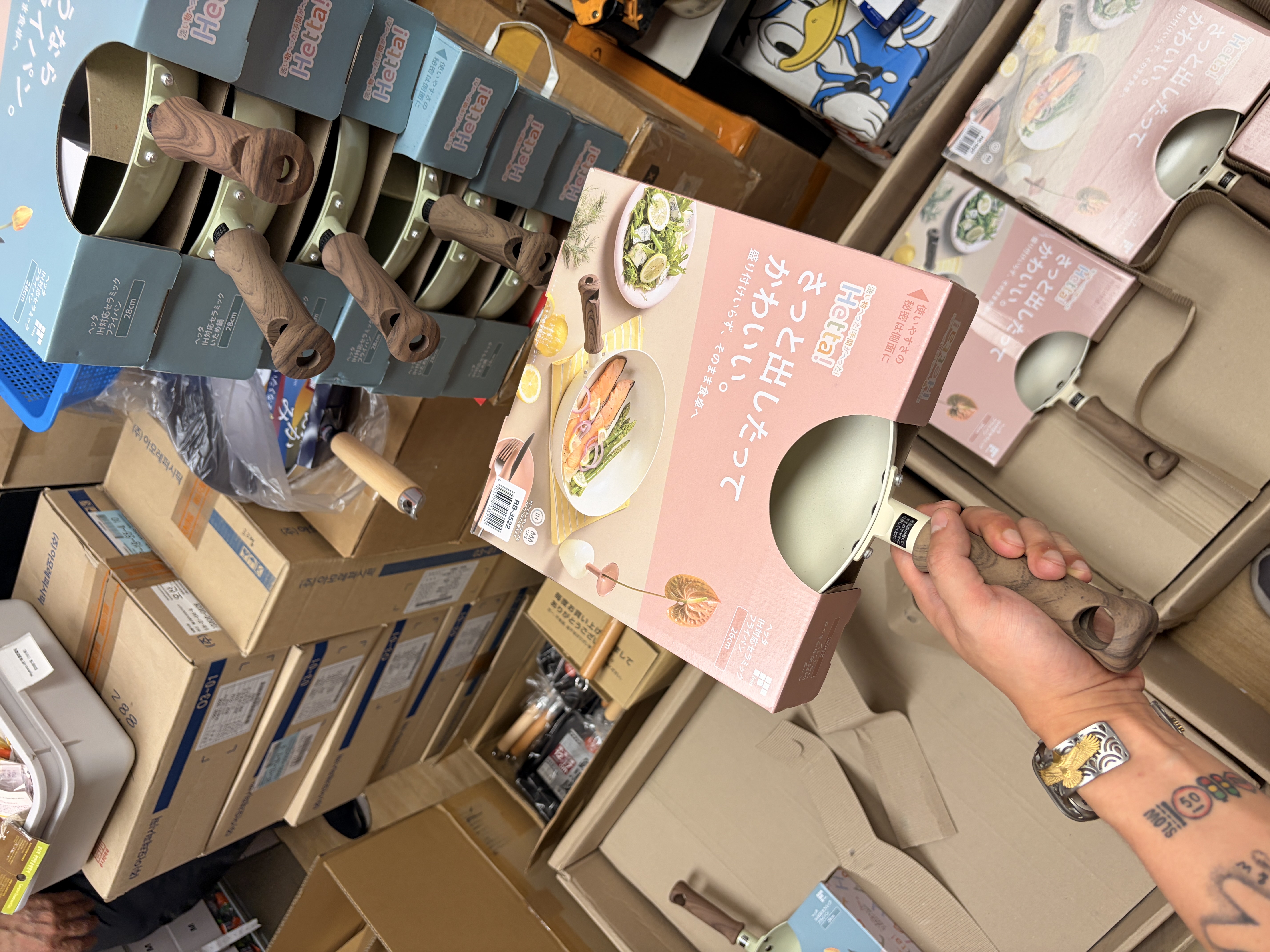 韓國制和平Wahei Freiz 「Hetta」系列 陶瓷塗層平底煎鍋