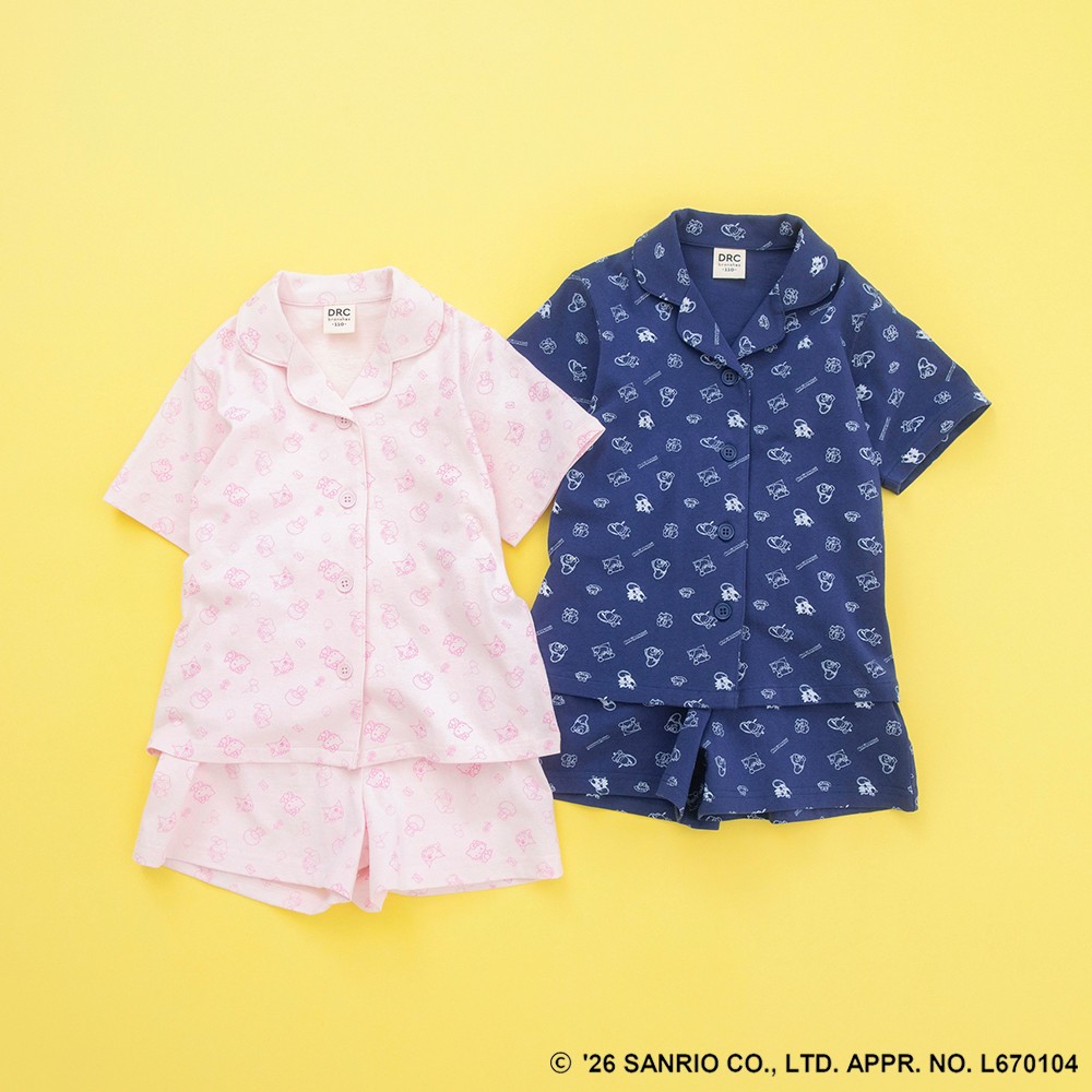 🆕【⭐訂購⭐】🌀 🇯🇵 日本直送 #Sanrio 全身印花 開胸 家居服套裝［2款選］🌀 [ELDA-0059][260421]