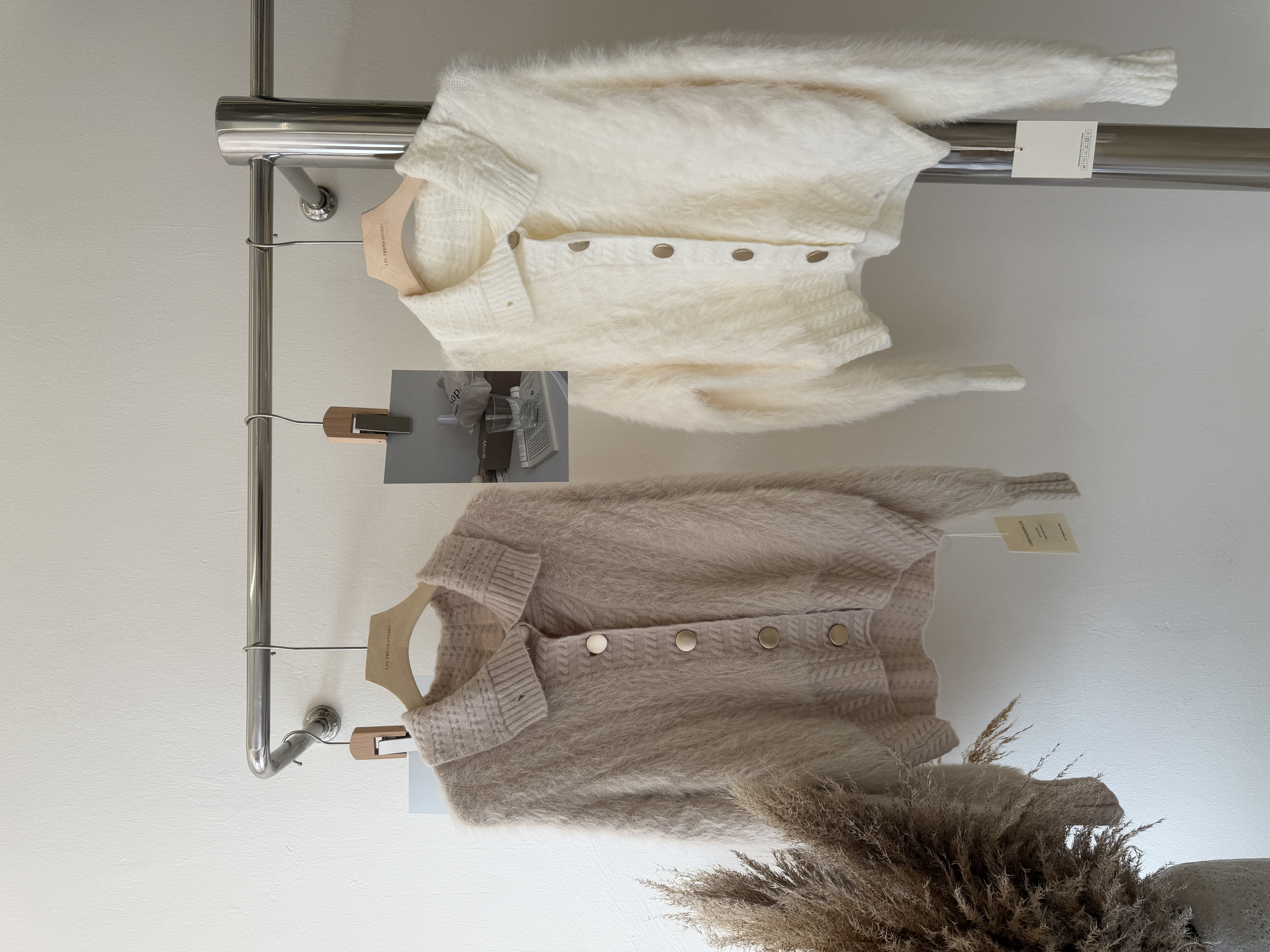 6611 秋冬韩系毛毛翻领外套