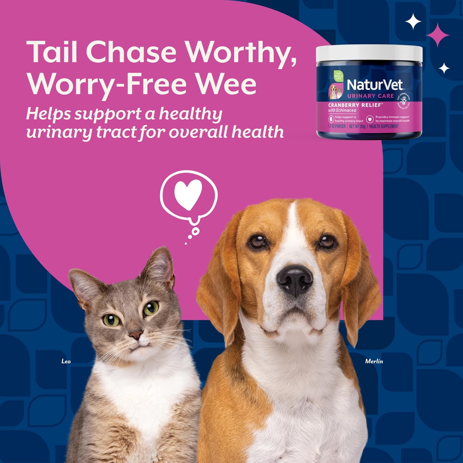 NaturVet Cranberry Relief 消炎防尿道感染紅莓粉