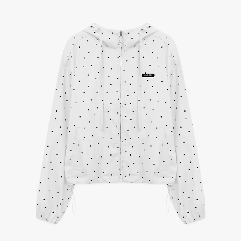 [marie claire] Dot Hood Windbreaker (2色)